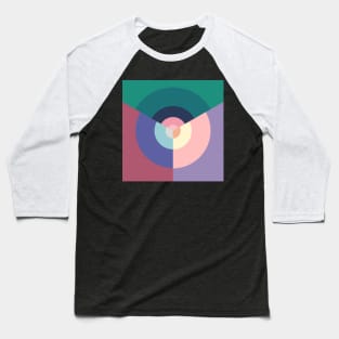 Various Color Schemes Circle Pattern Baseball T-Shirt